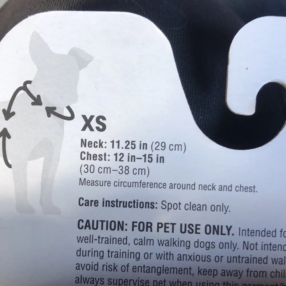 NWT Youly Heir bow tie dog harness XS
